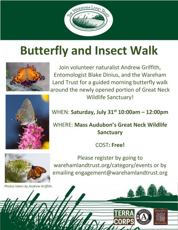 Butterfly Walk with the Wareham Land Trust Wareham